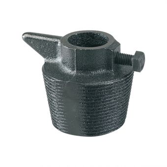 Bonde 2” pour fixation des tubes 3/4" et 1" des électropompes et des pompes manuelles sur orifice f 2" des fûts, ibc et cuves , référence TUD20, TUD26